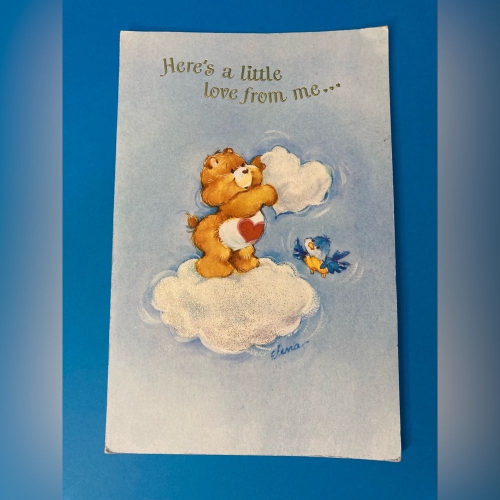 Vintage Care Bears Mother’s Day Greeting Card Carlton Canada